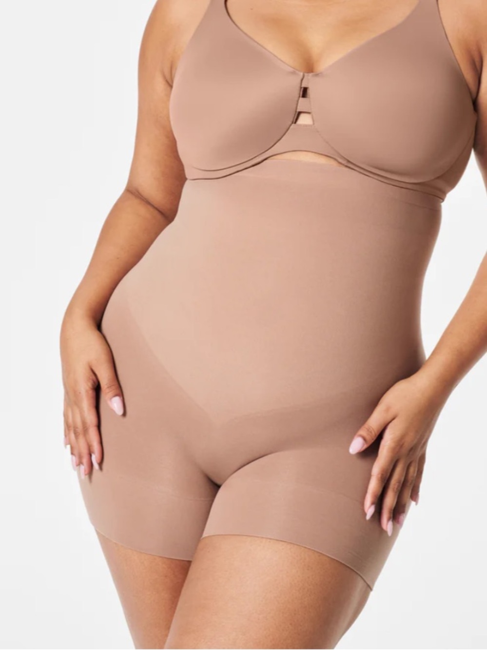 SPANX Seamless Power High-Waisted Shorty